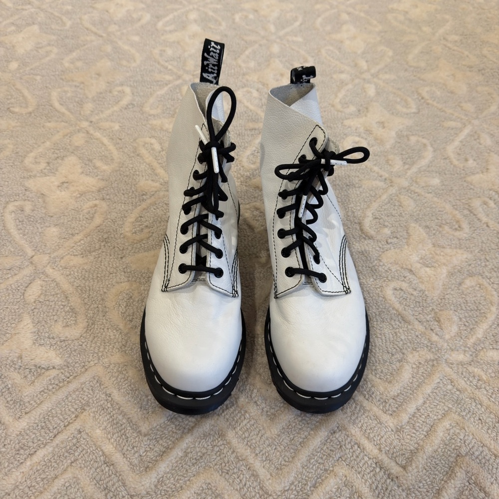 Dr. Martens White Pascal Boots